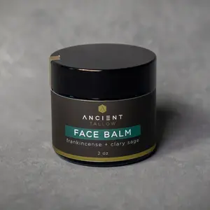 Ancient Tallow Restorative Tallow Face Balm Blend Body Care with Frankincense & Clary Sage 2 oz Moisturizer for Sensitive Skin