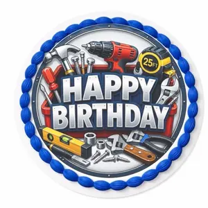 Baking image edible cake topper for cakes