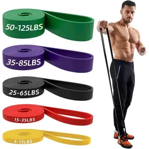 Resistance Bands,Long Exercise Bands for Men & Women Home Gym - Premium Training Bands Perfect for Pull Ups, Stretching and Full-Body Workouts