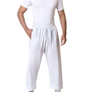 Al Aseel White Thobe Pants Model R-G (Single-Pocket)