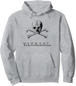 VITRIOL skull bones masonic symbol - Freemason Master Mason Pullover Hoodie - Jennairenej Shop 97B0BRQLDCHY