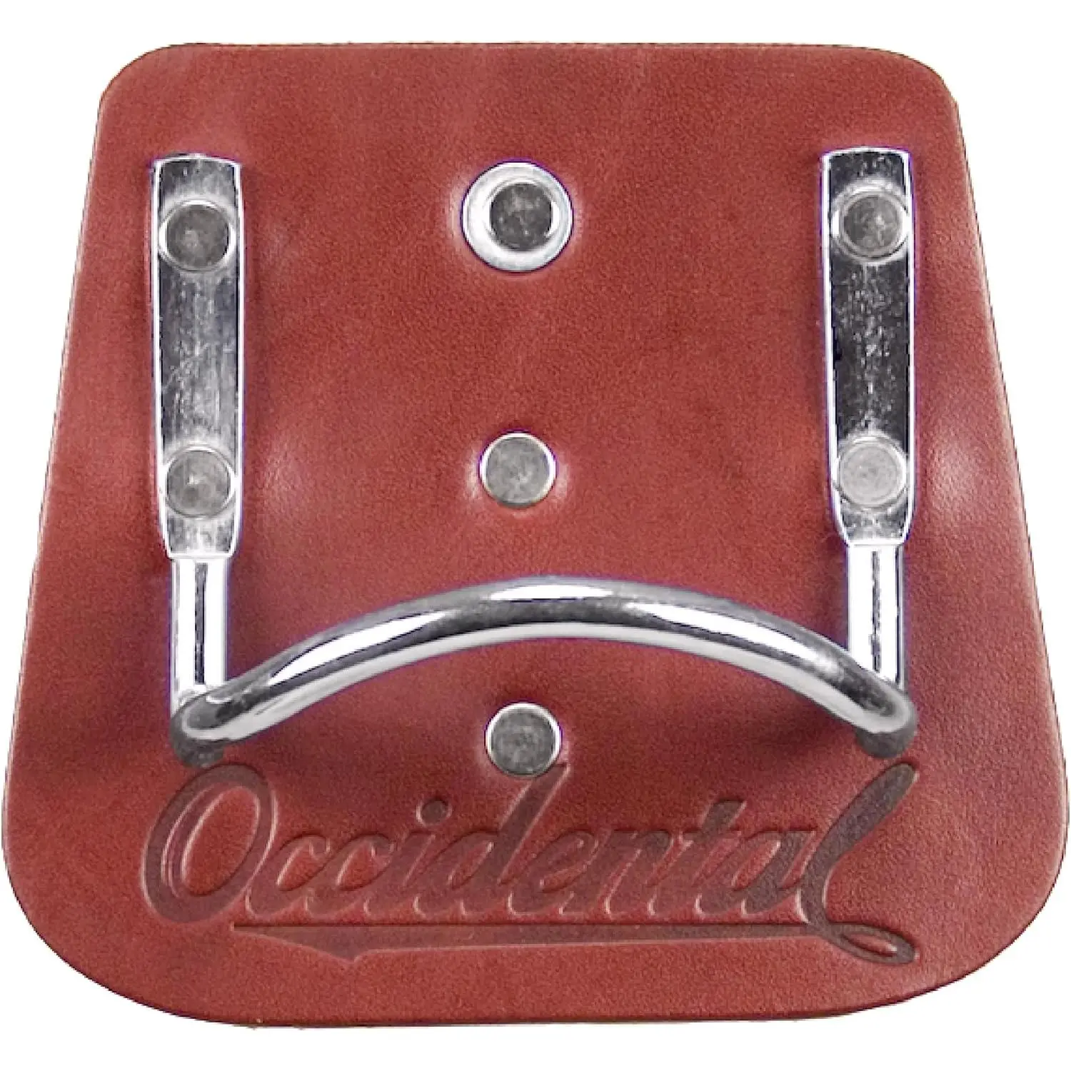Leather & Steel Clip-On Hammer Holder, Quick On and Off Installation, Made in USA