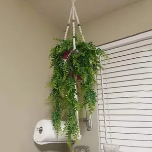 Artificial Hanging Plants, Lifelike Fake Plant, Fake Fern Wall Decor, Artificial Ivy Plant, Indoor Outdoor UV Resistant Plastic Decoration, House Plants Decor