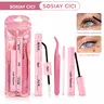 SOSIAYCICI Lash Bond & Seal | Lash Remover | Lash Tweezers | Black Natural Glue Strong Hold Waterproof Long Lasting Suitable for Sleeping Washing Girl Gifts DealsForYourDays Summermashup Makeup Cosmetic