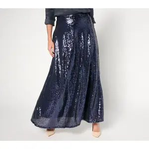 Joan Rivers Red Carpet Regular Sequin Maxi Skirt