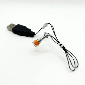 Light-Up Flashlight / Marshalling Baton (Orange) for Minifig USB