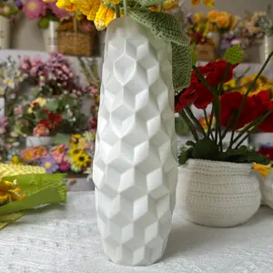 plastic white vase plastic white vase