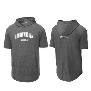 Men's Short Sleeve Wicking Hoodie