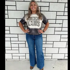 Lucky & Blessed high waisted flared leg (no pockets)