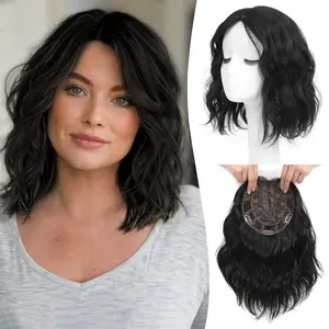 11inch Hair Topper for Women, Lightweight & Breathable Wiglet for Thinning Hair, Natural Look Volume Booster Hairpiece for Coverage, Ideal for Summer Wear
