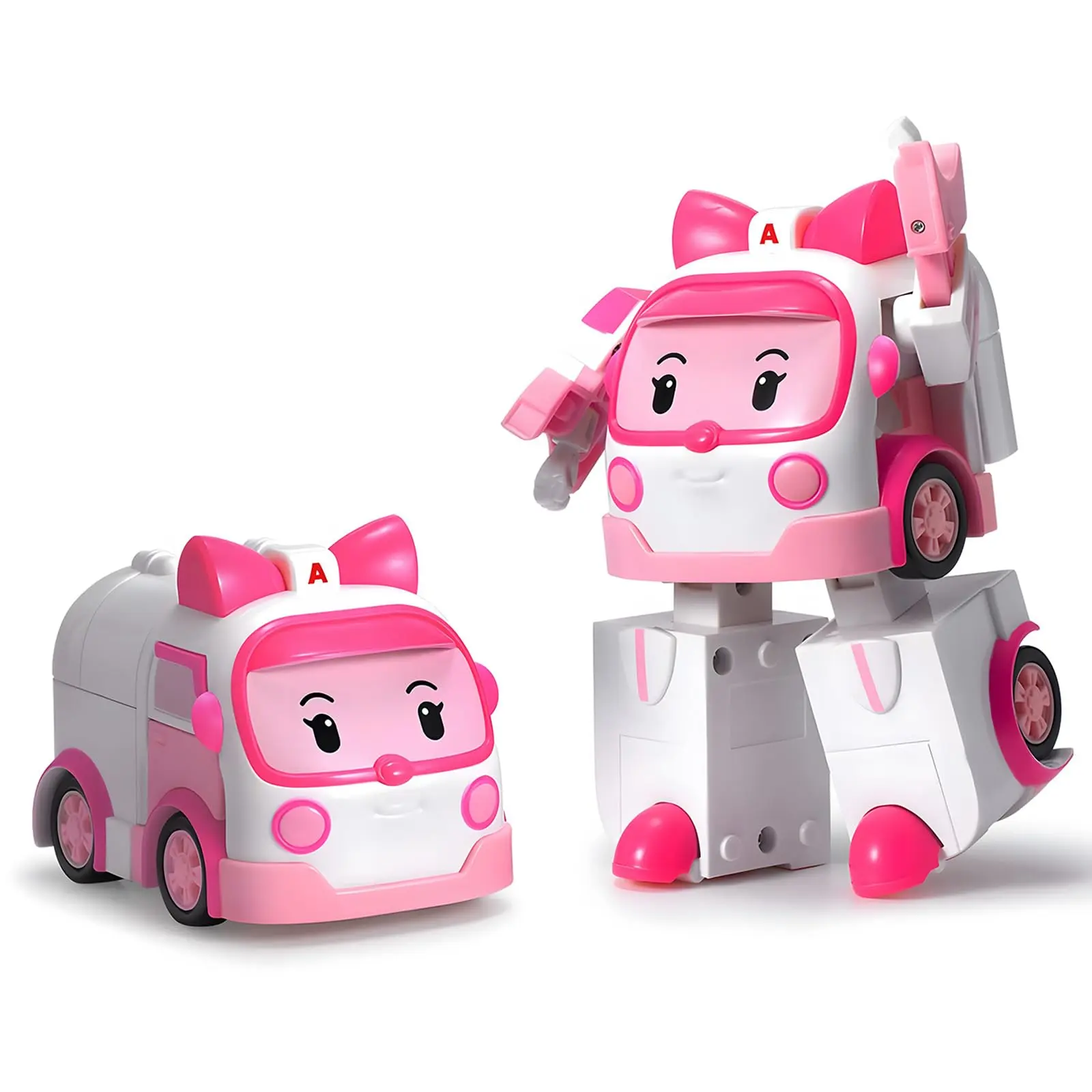 Robocar Poli Toy Cars, 4" Transformable Classic Toy Vehicles Gift Guide for Kids, Emergency Vehicle Playset, Holiday Birthday Rescue Car Toys Gift for Boys Girls