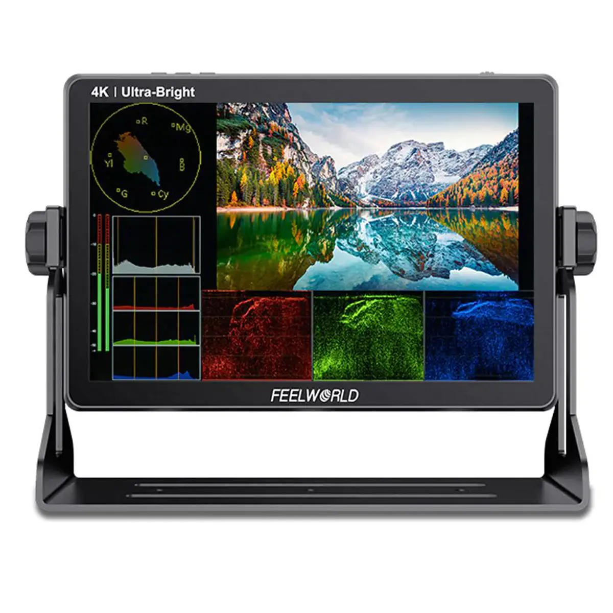 Feelworld LUT11S 10.1" Full HD IPS Touch Screen DSLR Camera Field Monitor, Supports 3G-SDI and 4K HDMI