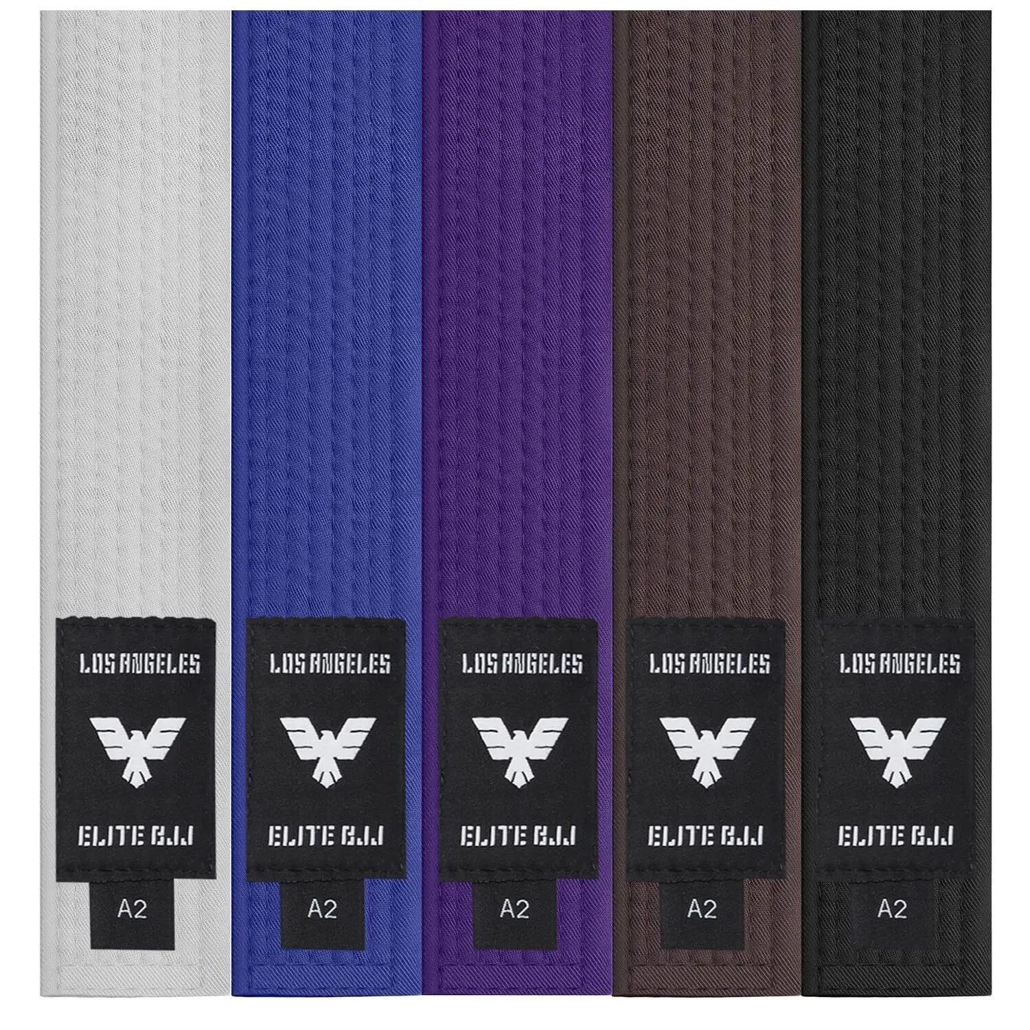 Elite Sports Brazilian Jiu Jitsu BJJ Belts (Purple A4)