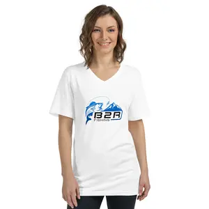 Born to Reel V-Neck Tee - Classic Logo