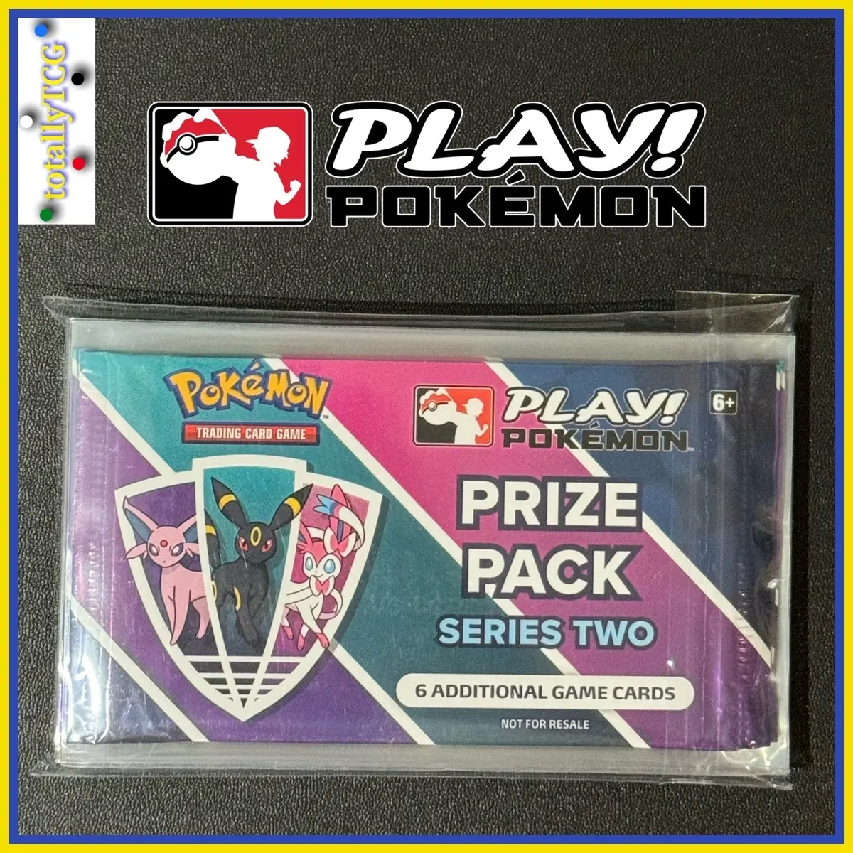 Pokemon Play! Prize Pack Series 2 (Single pack of 6 stamped cards) - NEW and SEALED
