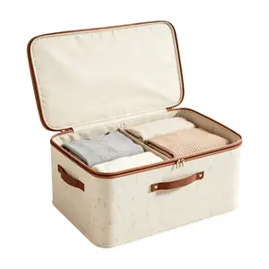 Multi-Functional Storage Box, Waterproof and Durable, Foldable Design, Ideal for Clothes, Toys, Books, Bedroom, Closet, Car Trunk