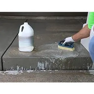 Concrete\/Masonry Restoration Cleaner - Clean & Restore Concrete, Masonry, Brick, Pavers, & More, Removes Efflorescence, Indoor or Outdoor, Multipurpose (1 Gallon, 1)