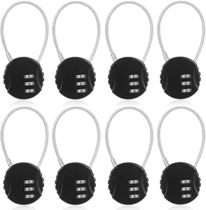 Combination Lock 3 Digit Small Combo Luggage Number  Padlock Outdoor  Resettable Lock for School Gym Locker Travel Backpack Suitcase Storage