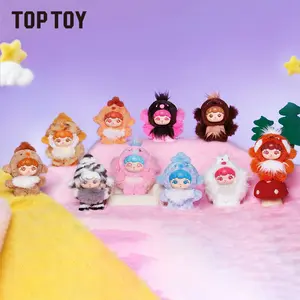 【TOPTOY】Mochi Little Monster Series Vinyl Plush Blind Box, Cute Figures, Desktop Ornament, Collectible Toys, Birthday & Holiday Gift,summerwins