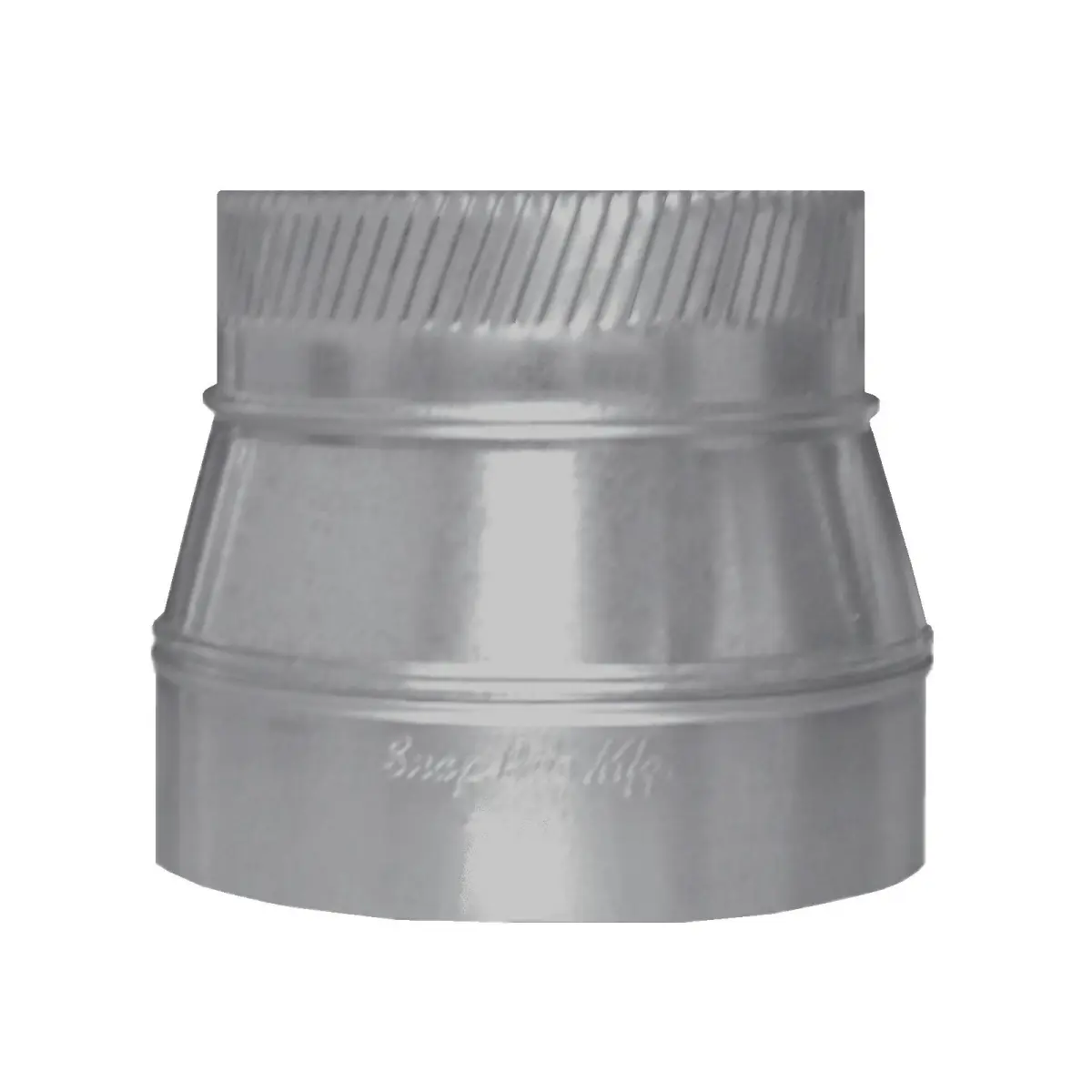 212 MAIN Galvanized Steel Short Crimp Tapered Reducer - 28 Gauge, 9x8 in, Steel Structure for Home Improvement, Garden Plant Care & Support, Steel Structure Plant Care & Support