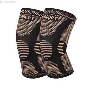 Copper Infused Knee Sleeve, Warm Compression Knee Protection for Arthritis, Running, Basketball and Workout Support