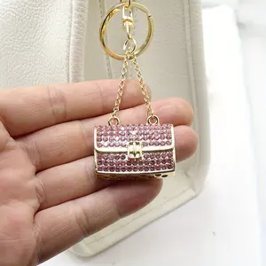 Cute 3D Mini Bag Keychain for Women | Fashion Bag Charm & Car Key Ring | Trendy Purse Accessories & Small Gift