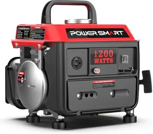 PowerSmart 1200-Watt Portable Generator with Super Quiet,Ultralight 34 lbs,EPA Compliant for Camping,Tailgating,Fuse machine,Outdoor gadgets,PS50,