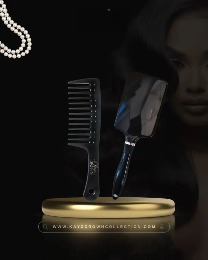 Brush & Comb crown duo