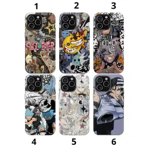 Soul Eater Phone Case Evans Crona Make Albam Black Star Tsubaki Death the Kid Manga Anime Case Suitable for iPhone 17-11