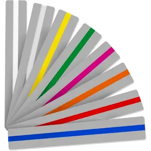 Guided Reading Strips & Highlight Strips, Reading Assistance Strips for  Study, Dyslexia Reading Tools, Color Overlays for Dyslexia, Improve Focus & Comprehension, Colored, (8 Pieces)