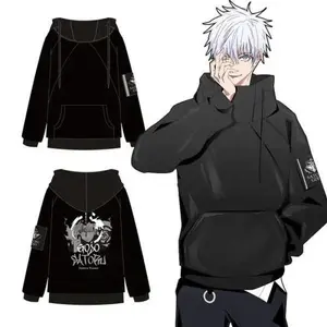 Novelty Anime Jujutsu Hoodie Itadori Yuji Cosplay Costumes Leisure Sweatshirt Satoru Gojo Cargo Pants