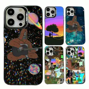 Sassy The Sasquatch Artistic Painting Hot Phone Cases For iPhone 17 Promax Pro Air 16 Plus 15 14 13 12 Black Matte Shockproof Protective Cover Soft Touch Perfect Christmas Halloween Birthday Gift