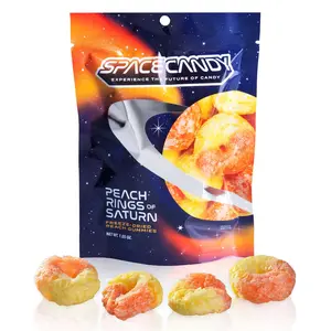 Freeze Dried Gummy Peach Rings
