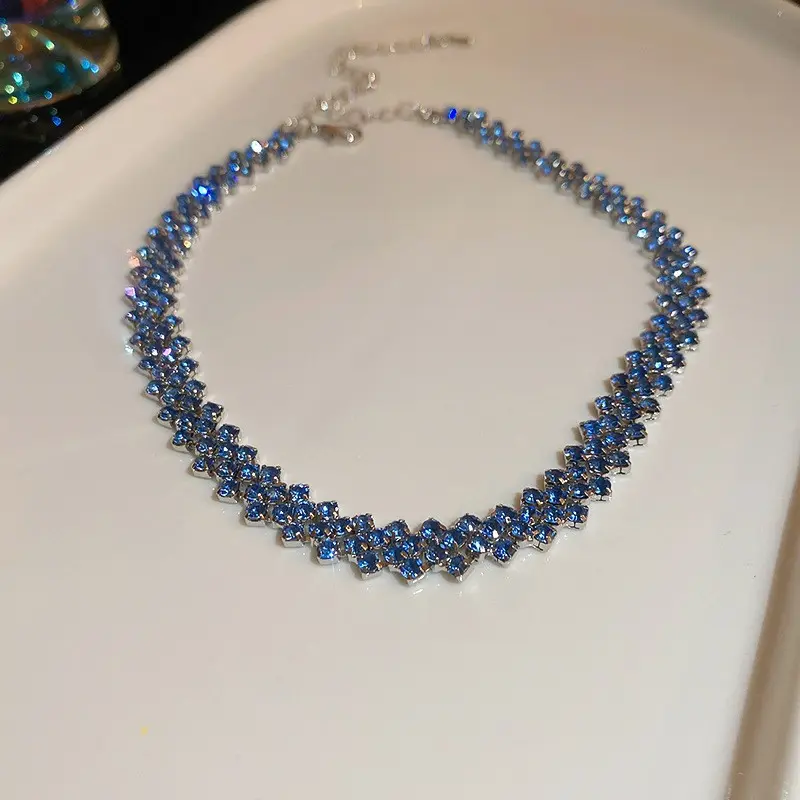 16 Necklace   Blue