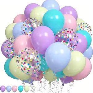 30pcs Colorful Latex Balloons, Macaron Colors, Perfect for Birthday Parties, Anniversaries, Weddings, Graduations, Decoration