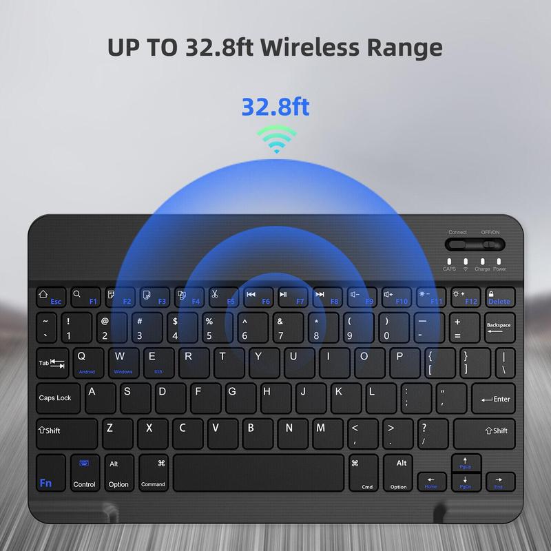 Wireless Bluetooth Keyboard+Mouse Combo Set For laptops, Phone Tablet, Quiet Cordless Computer Keyboard Mouse