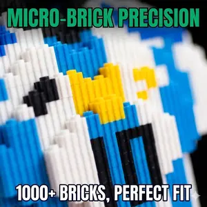 Mini Building Blocks Soccer Jersey Construction Toy - #10 Striped Football Kit Micro Bricks 3D Puzzle, Educational Brain Teaser Hobby Game, Birthday Holiday Gift for Creative Kids Boys Teens 8-12