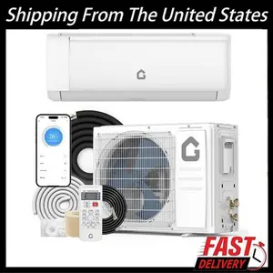 Garvee Upgraded SEER 19 24000BTU 230V Mini Split Air Conditioner | Energy-Efficient Inverter AC System with WiFi, Remote Control & Easy Installation Kit for Rooms Up to 1500 Sq.Ft 24KBTU Ductless Mini Split Air Conditioner 19 SEER Inverter 16.4ft