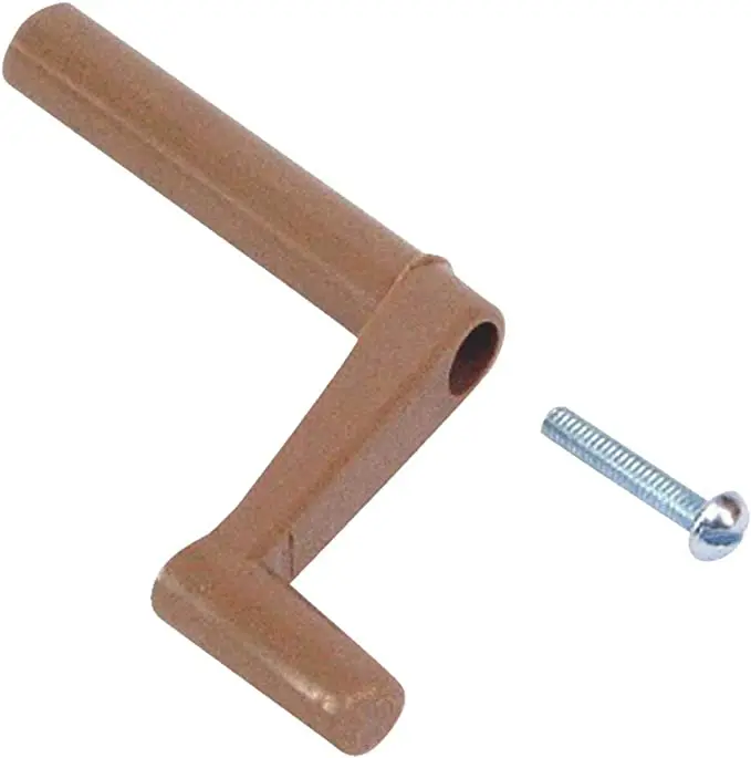U.S. Hardware Plastic Window Crank  2 - 3/16", Brown