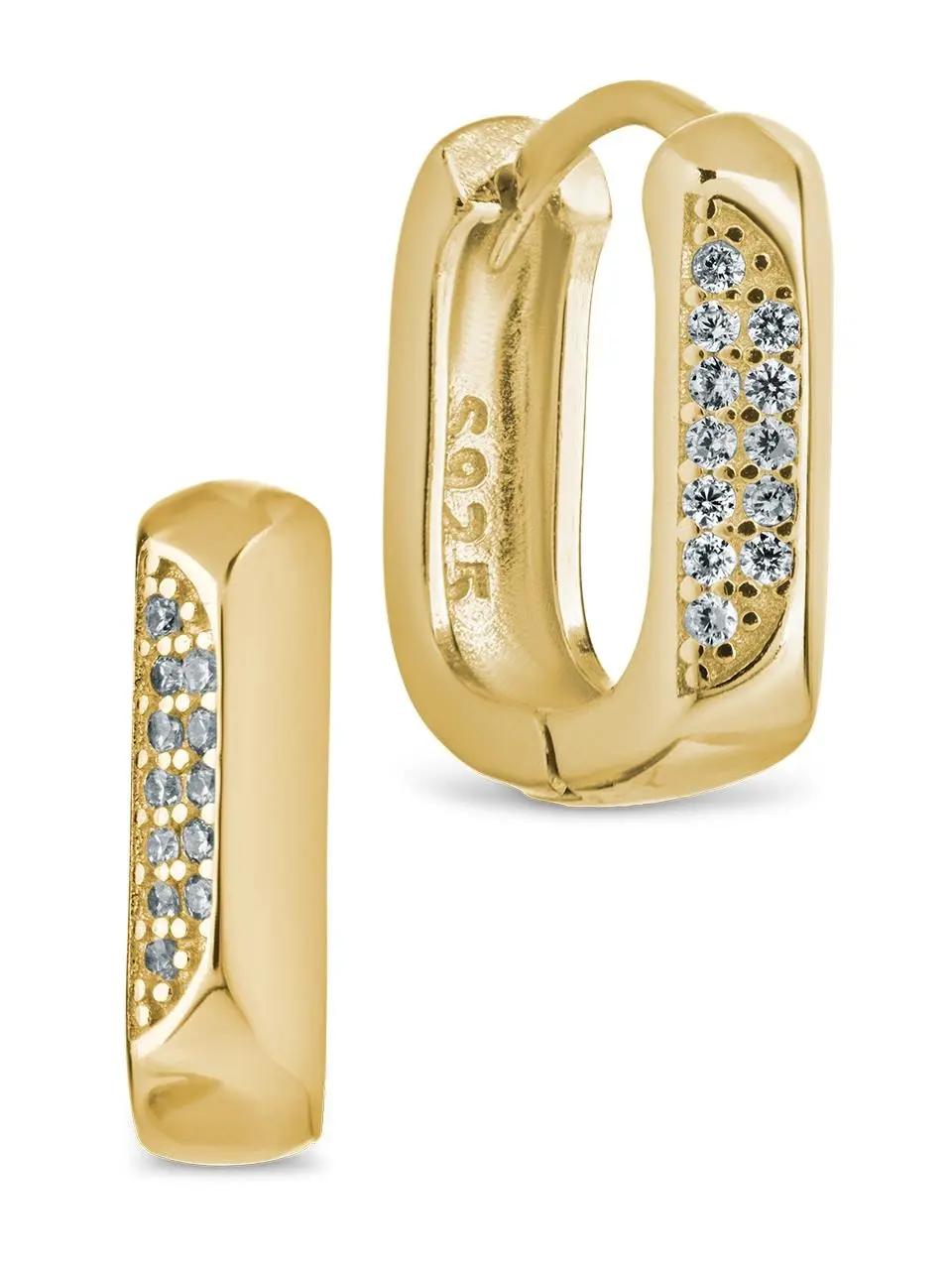 Aubriella CZ Hoops