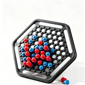 3D Four in a Row Battle Board Game, Family Strategy Game for Kids & Adults, Interactive Brain Game