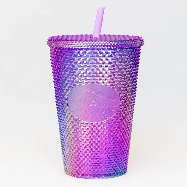 Starbucks - 2022 Studded Purple Oil Slick Venti 24oz Tumbler