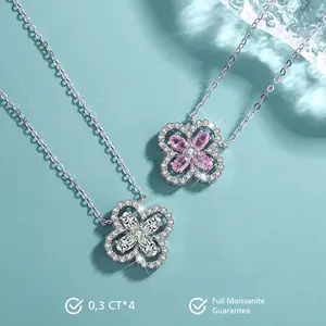 Mariposa Moissanite Necklace S925 0.3 CT - Round Cut - Lore Jewelry