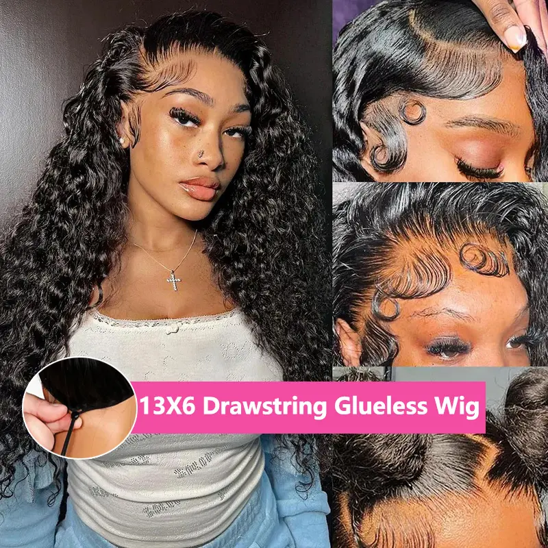 13x6 Drawstring Glueless