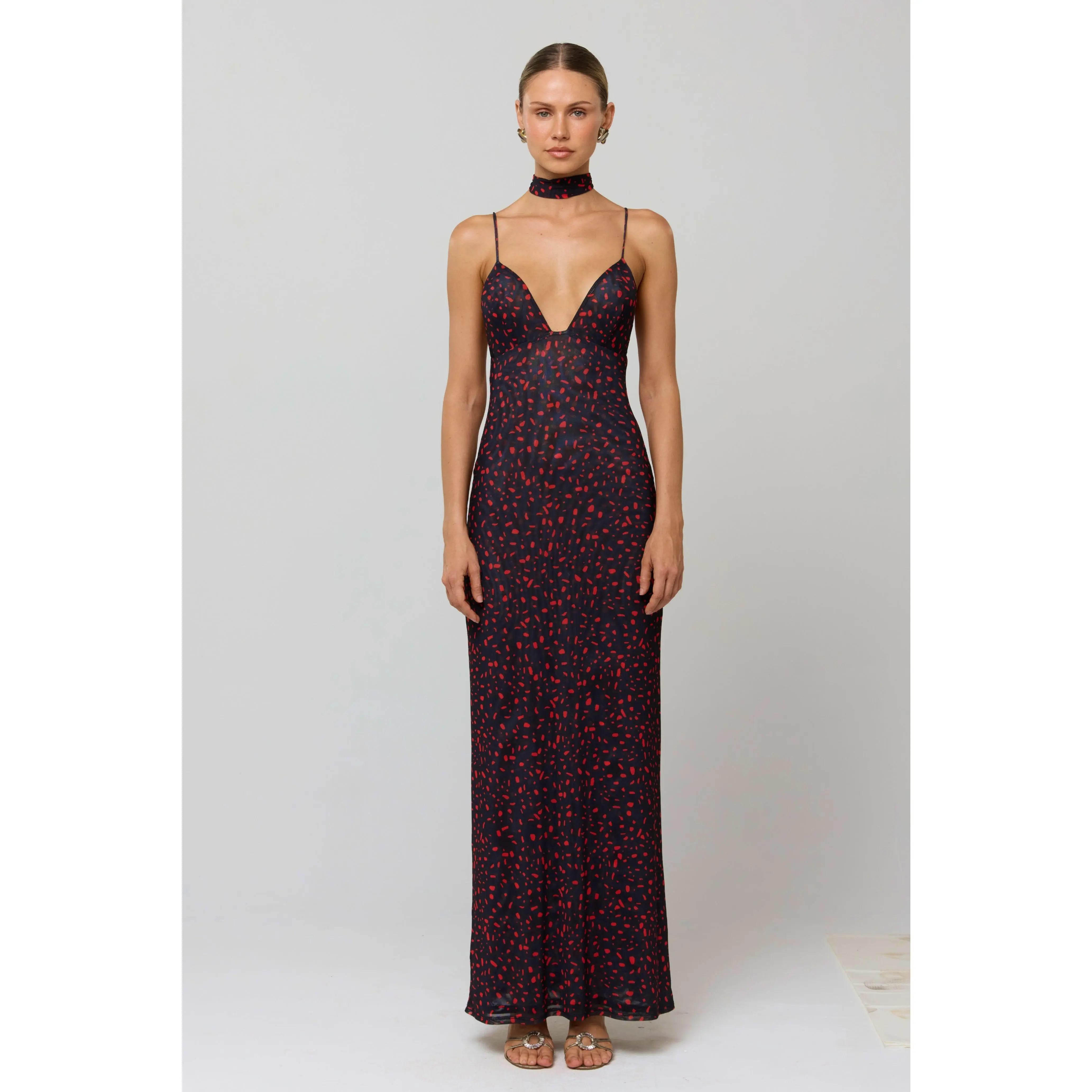 Madeline Dress in Rouge