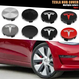 4Pcs 56mm Car Wheel Center Hub Cap For Tesla Model 3 Mode S X Model Y Juniper Roadster SpaceX