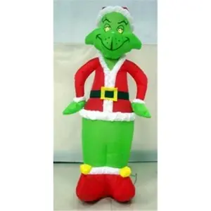 Gemmy Industries  4 ft. Air Blown Santa Grinch
