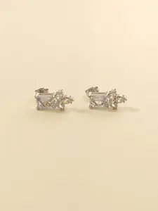 #3109 - Three Tears of Light Silver Studs