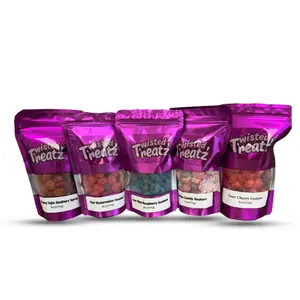 Gushers 8oz Candy (1 Pack) - Multiple Flavors Available | Sour Blue Raspberry | Sour Cherry | Sour Watermleon | Cotton Candy | Chamoy Tajin