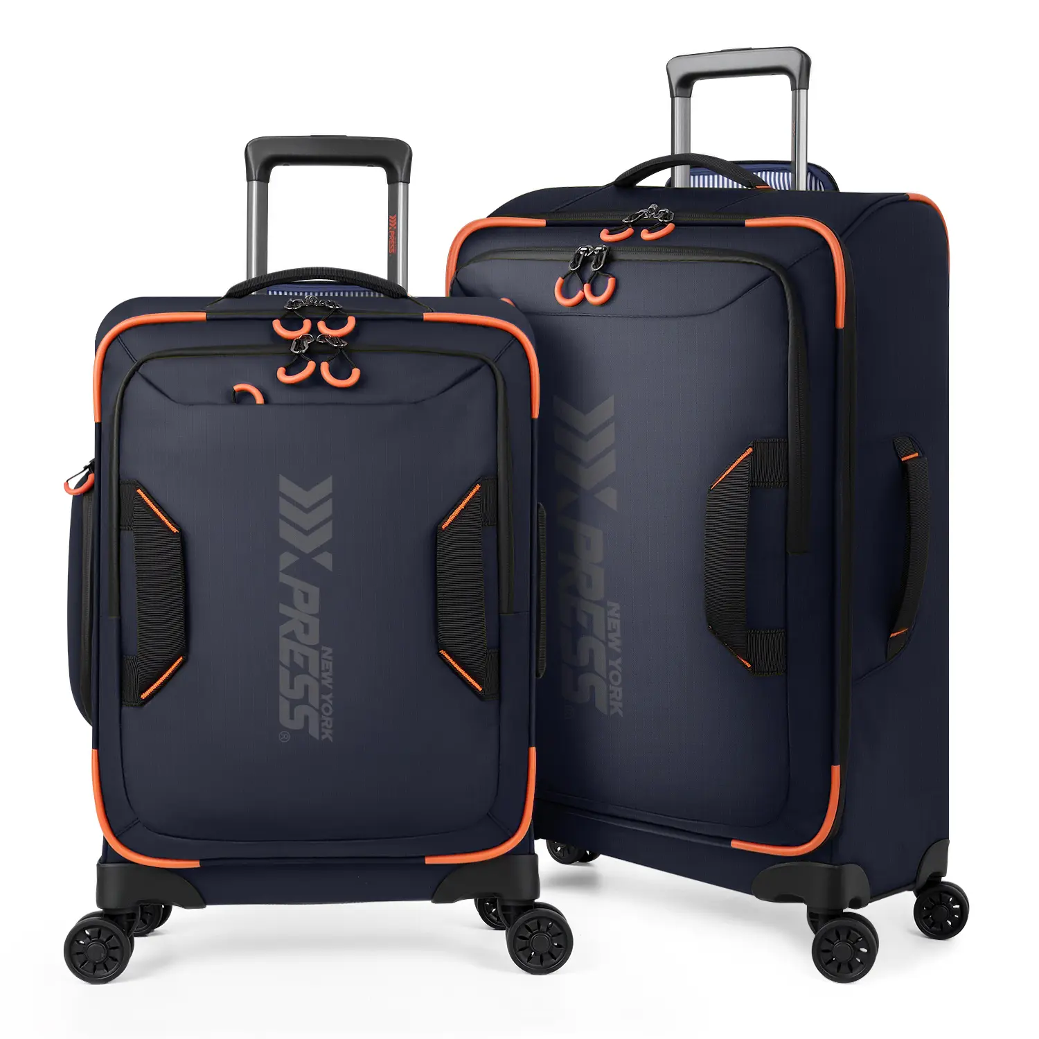NewYork Xpress 2 Piece Softside Luggage Set Lightweight Water-Resistant Upright Luggage 22"Carry-On &26" Checked